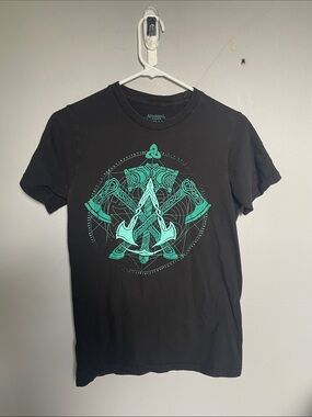 Assassin’s Creed Valhalla Adult S Cotton Graphic T shirt video games nerd